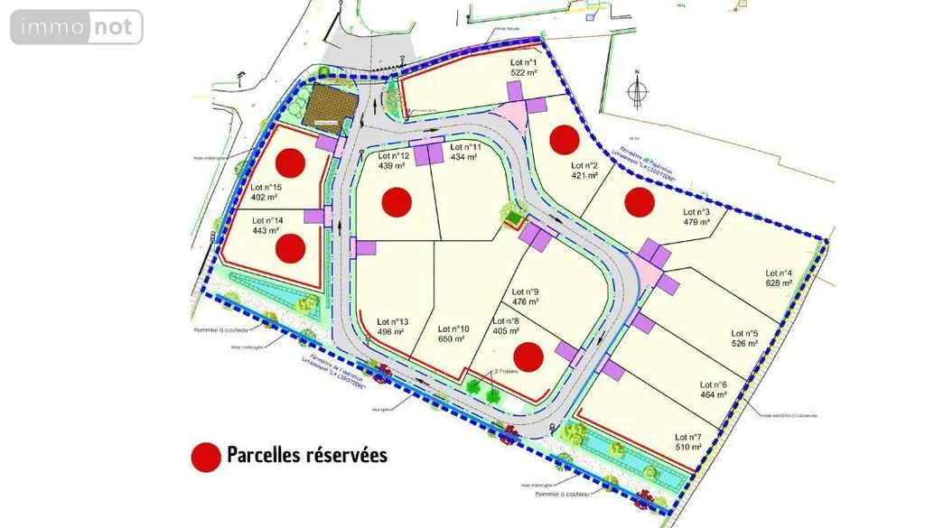 Terrain a batir a vendre Villedieu-les-Poêles-Rouffigny 50800 Manche 50 32160 euros 50038-2591 001
