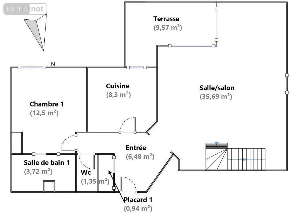 Appartement a vendre Mont-Saint-Aignan 76130 Seine-Maritime 76 109 m2 5 pièces 330000 euros 76007-784 014