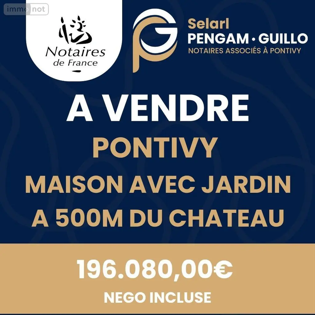 Maison a vendre Pontivy 56300 Morbihan 56 103 m2 4 pièces 196080 euros 56062-2342 002