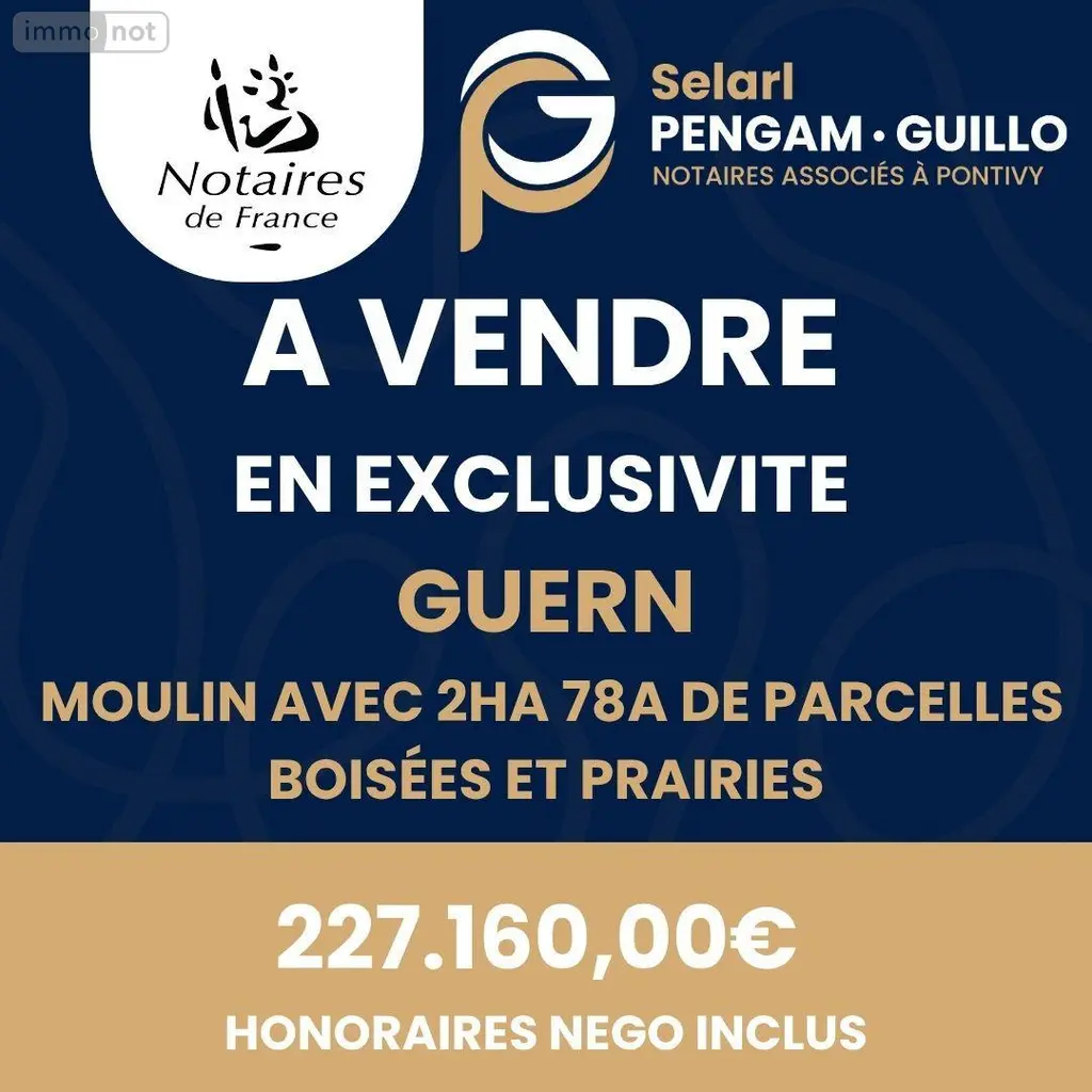 Maison a vendre Guern 56310 Morbihan 56 87 m2 3 pièces 227160 euros 56062-2364 002