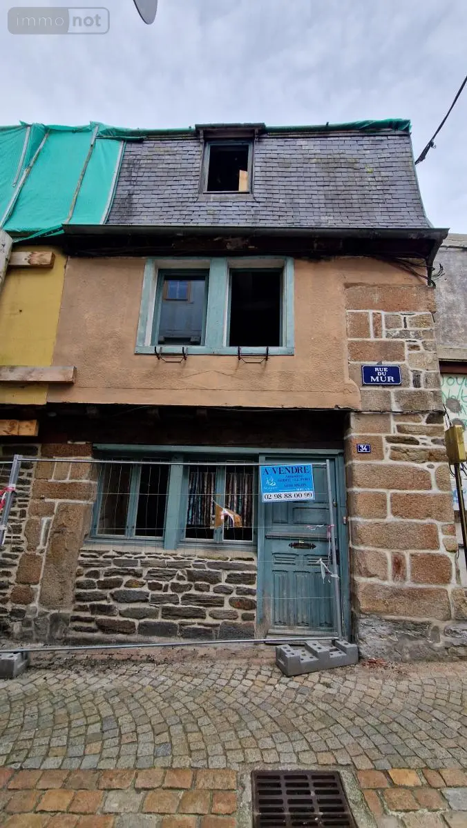 Maison a vendre Morlaix 29600 Finistère 29 45 m2 3 pièces 47295 euros 29083-1640 012