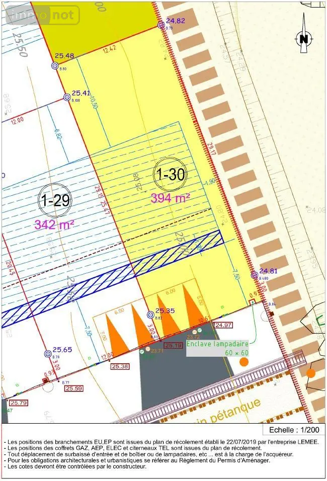 Terrain a batir a vendre Bruz 35170 Ille-et-Vilaine 35 136000 euros 35085-842 002
