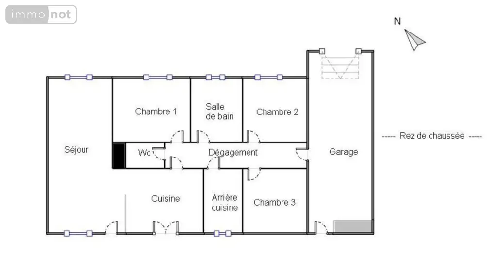 Maison a vendre Meslay-du-Maine 53170 Mayenne 53 94 m2 168200 euros 53018-1850 017
