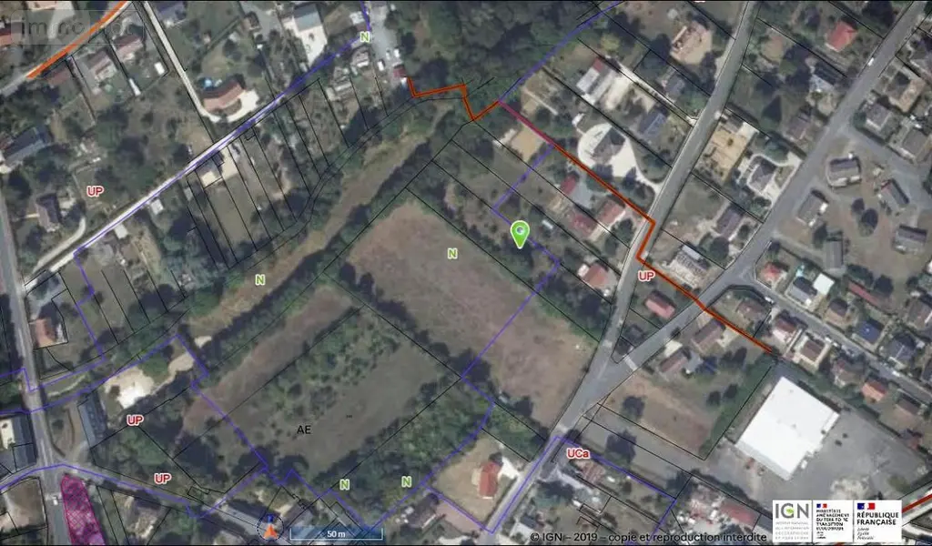 Terrain a batir a vendre Les Aix-d'Angillon 18220 Cher 18 37500 euros 18006-197 001