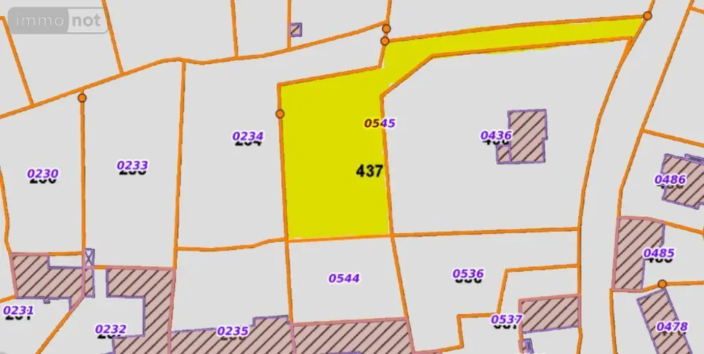 Terrain a batir a vendre Guyencourt 02160 Aisne 02 85700 euros 51082-2325 002