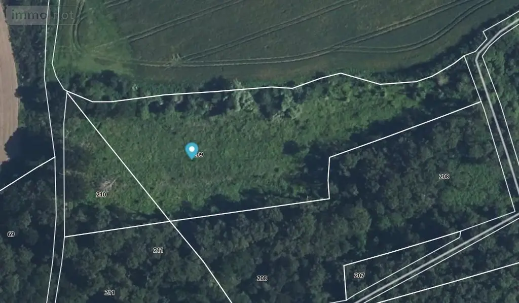Terrains de loisirs bois etangs a vendre Saint-Jean-Trolimon 29120 Finistère 29 11500 euros 29022-1887 002