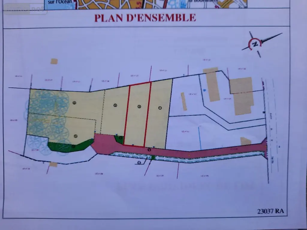 Terrain a batir a vendre Saint-Hilaire-de-Riez 85270 Vendée 85 113630 euros 85091-5156 004