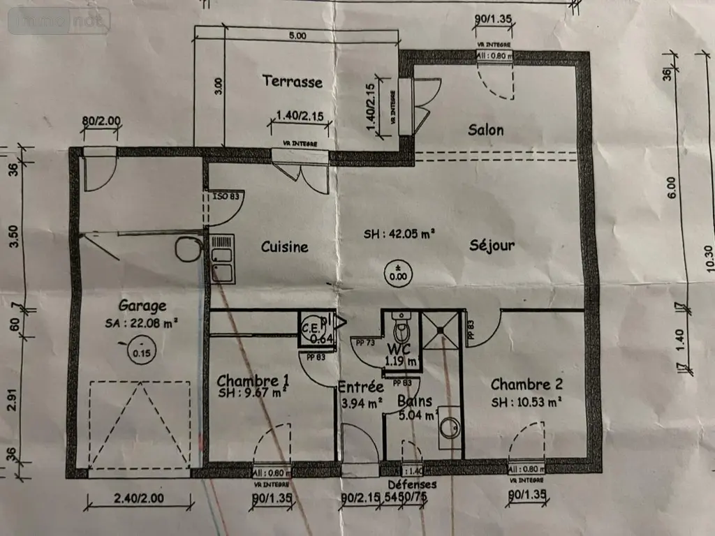 Maison a vendre Louvigné-de-Bais 35680 Ille-et-Vilaine 35 73 m2 3 pièces 187680 euros 35018-792 012