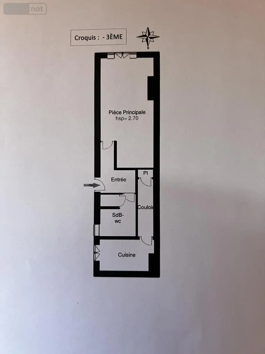 Appartement a vendre Paris 16e Arrondissement 75016 Paris 75 33 m2 1 pièce 292000 euros 41033-1830 009