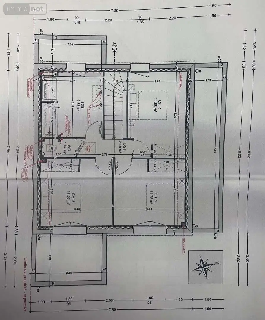 Maison a vendre Saint-Aubin-d'Aubigné 35250 Ille-et-Vilaine 35 105 m2 5 pièces 317200 euros 028-1339 004