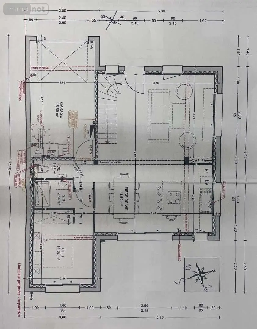 Maison a vendre Saint-Aubin-d'Aubigné 35250 Ille-et-Vilaine 35 105 m2 5 pièces 317200 euros 028-1339 003