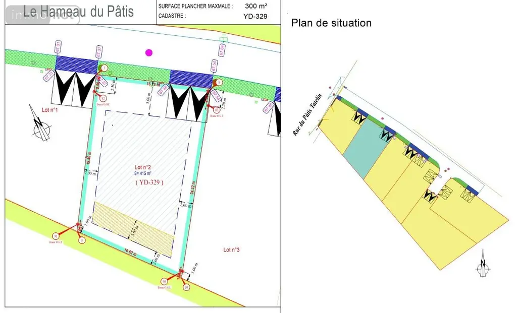 Terrain a batir a vendre Rennes 35700 Ille-et-Vilaine 35 300 m2 199900 euros 007/2539MY 002