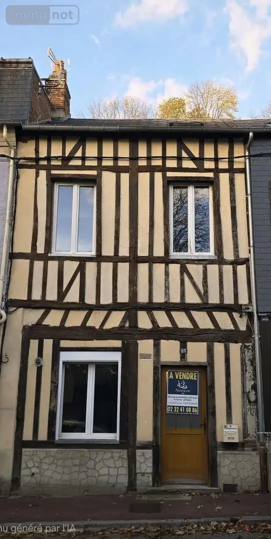 Maison a vendre Pont-Audemer 27500 Eure 27 64 m2 4 pièces 90100 euros 065-367 007