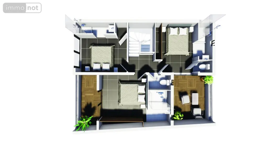 Appartement a vendre Saint-Paul 97460 La Réunion 974 59 m2 434880 euros 97409-310 008