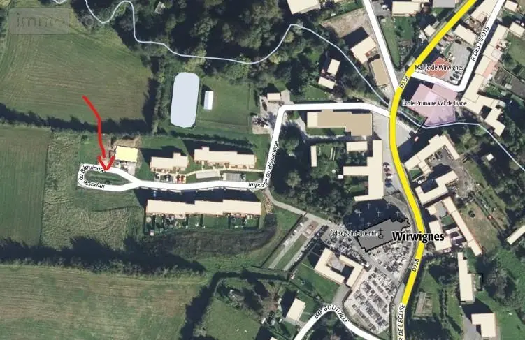 Terrain a batir a vendre Wirwignes 62240 Pas-de-Calais 62 61400 euros 62055-3806 003