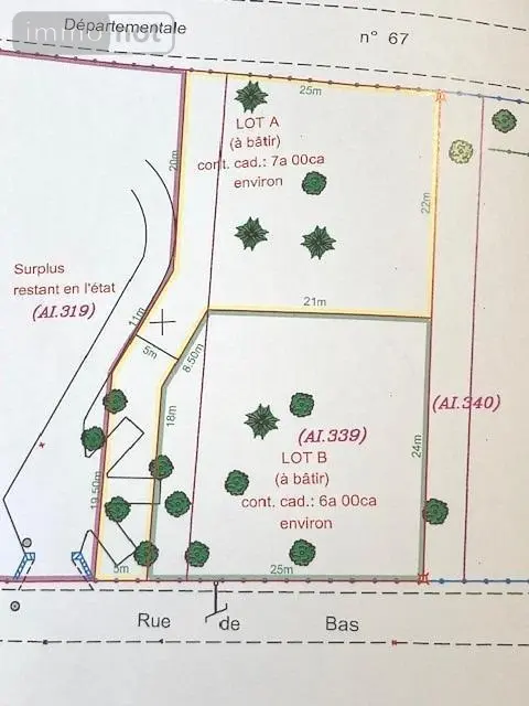 Terrain a batir a vendre Saint-Pierre-de-Manneville 76113 Seine-Maritime 76 75000 euros 76026-1348 003
