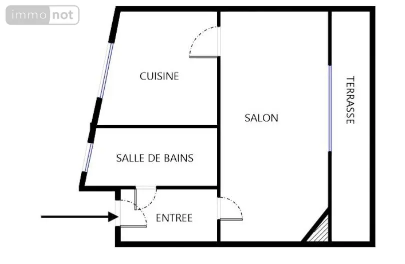 Appartement a vendre Paris 16e Arrondissement 75016 Paris 75 24 m2 1 pièce 295000 euros 92010-1336 010