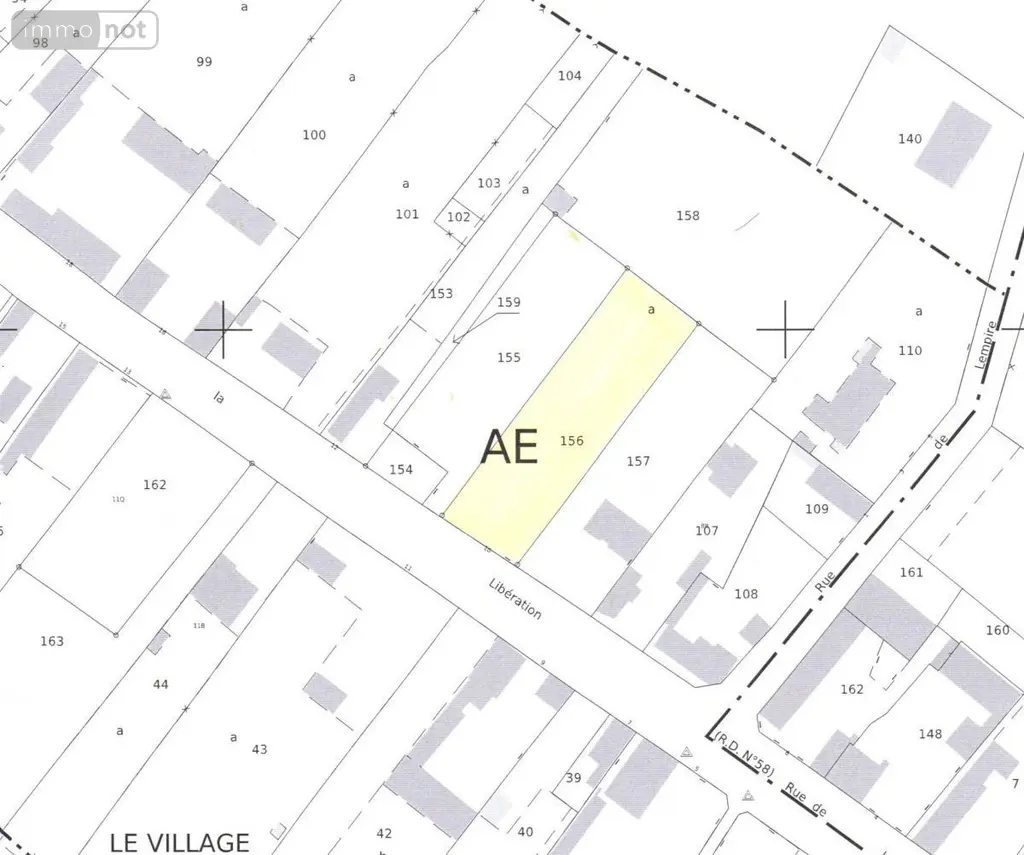 Terrain a batir a vendre Ronssoy 80740 Somme 80 30310 euros 80105-319 001