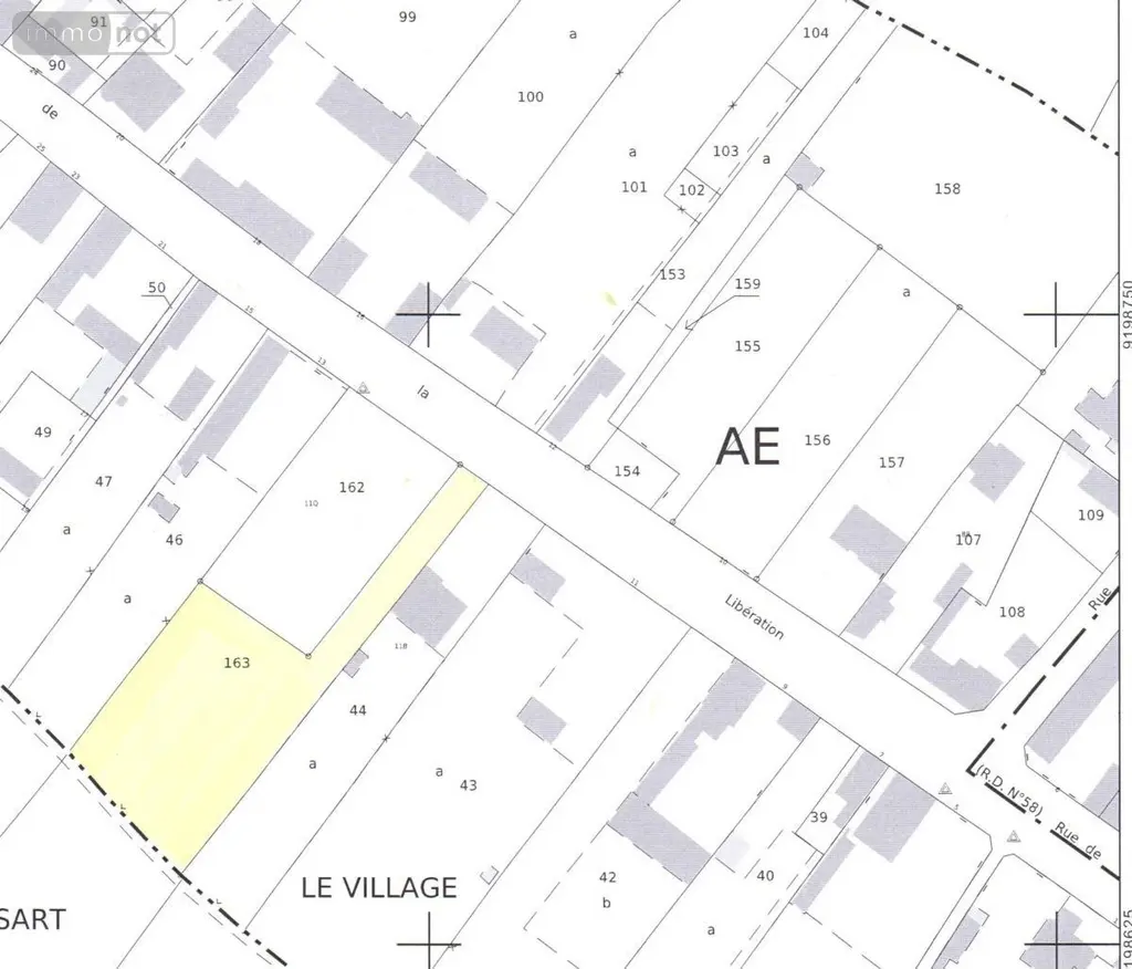 Terrain a batir a vendre Ronssoy 80740 Somme 80 34830 euros 80105-316 001