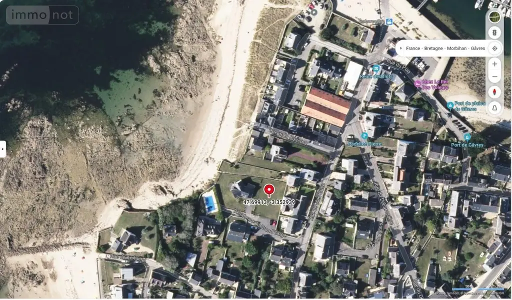 Terrain a batir a vendre Gâvres 56680 Morbihan 56 468000 euros 56039-1315 003