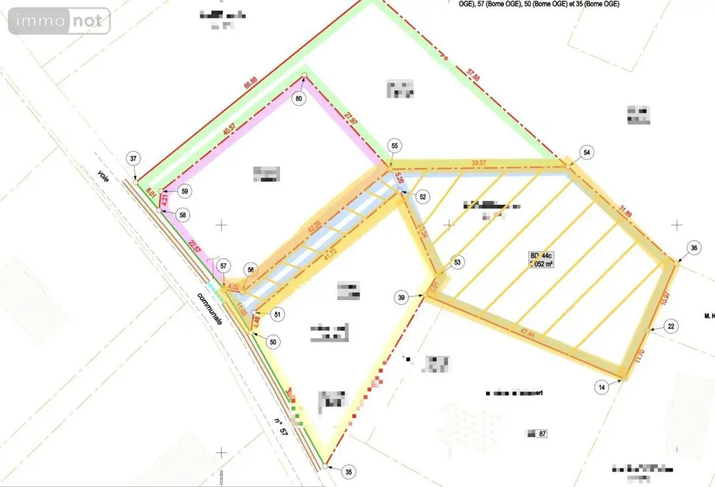 Terrain a batir a vendre Saint-Junien 87200 Haute-Vienne 87 21200 euros 87056-663 002