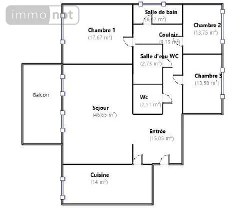 Appartement a vendre Angers 49100 Maine-et-Loire 49 141 m2 4 pièces 576000 euros 49004-1761 009