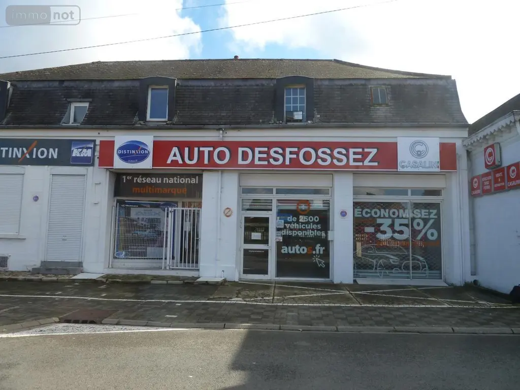 Fonds et murs commerciaux a vendre Caudry 59540 Nord 59 1100 m2 5 pièces 188640 euros 59083-2456 001