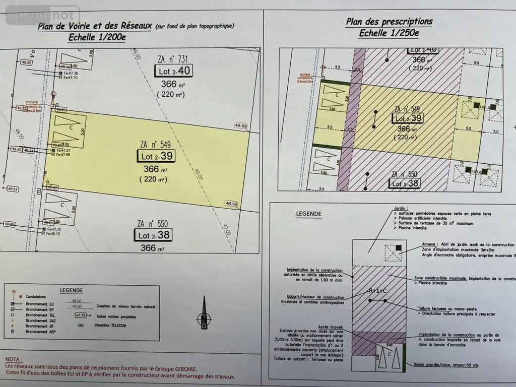 Terrain a batir a vendre Châteaugiron 35410 Ille-et-Vilaine 35 86515 euros 35018-1247 004