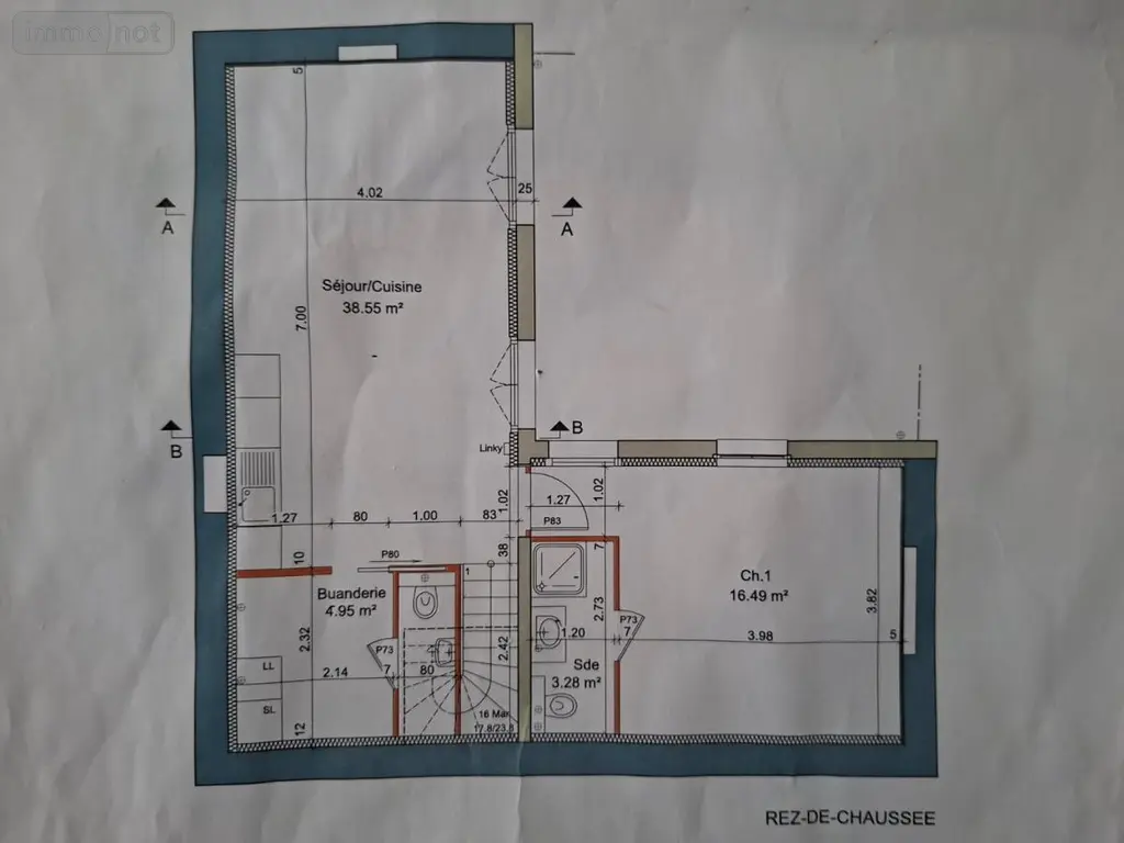 Maison a vendre Angers 49100 Maine-et-Loire 49 87 m2 4 pièces 357290 euros 49002-1224 005