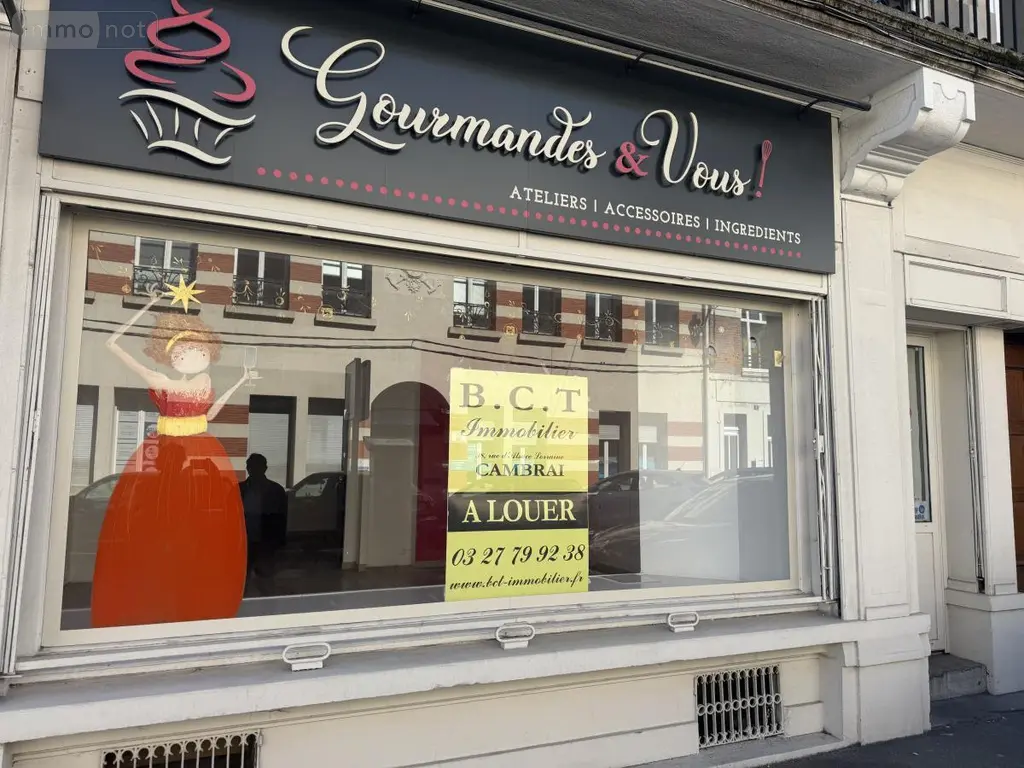 Location fonds et murs commerciaux Cambrai 59400 Nord 59 70 m2 1100 euros 59084-L1501 008