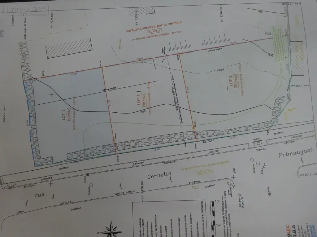 Terrain a batir a vendre Saint-Renan 29290 Finistère 29 76206 euros 29058-1781 002