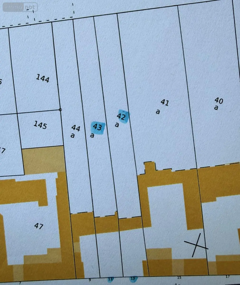 Terrain a batir a vendre Aubigny 80800 Somme 80 156000 euros 80121-2882 003
