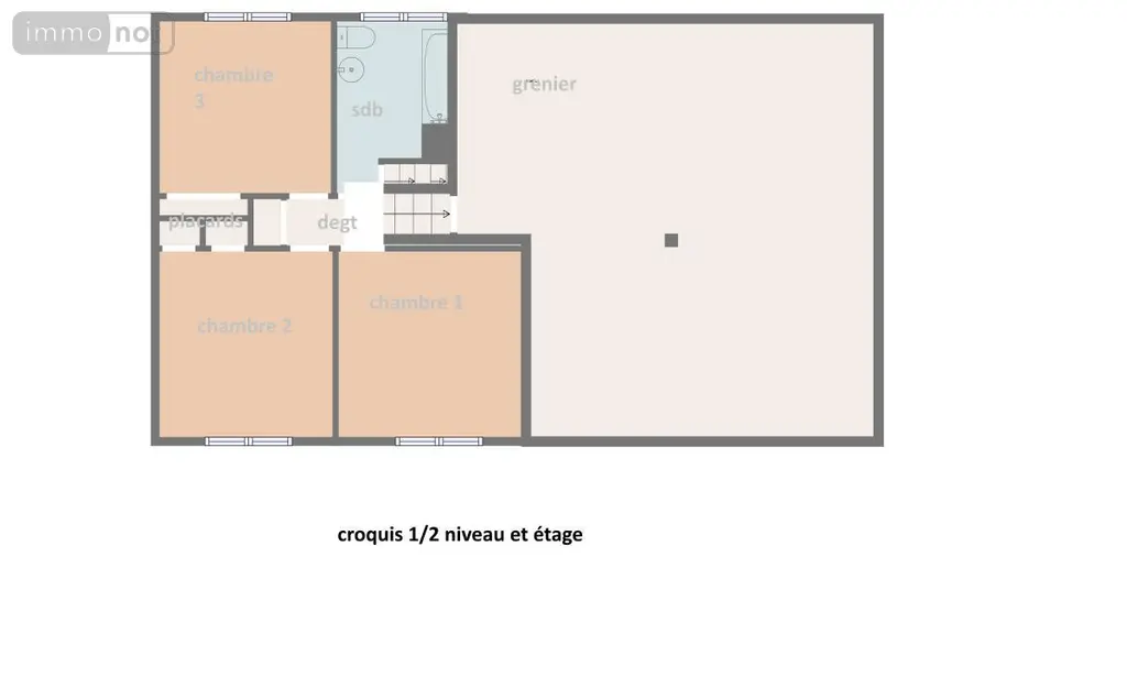 Maison a vendre Sainte-Gemmes-le-Robert 53600 Mayenne 53 78 m2 4 pièces 79787 euros 53078-1898 016