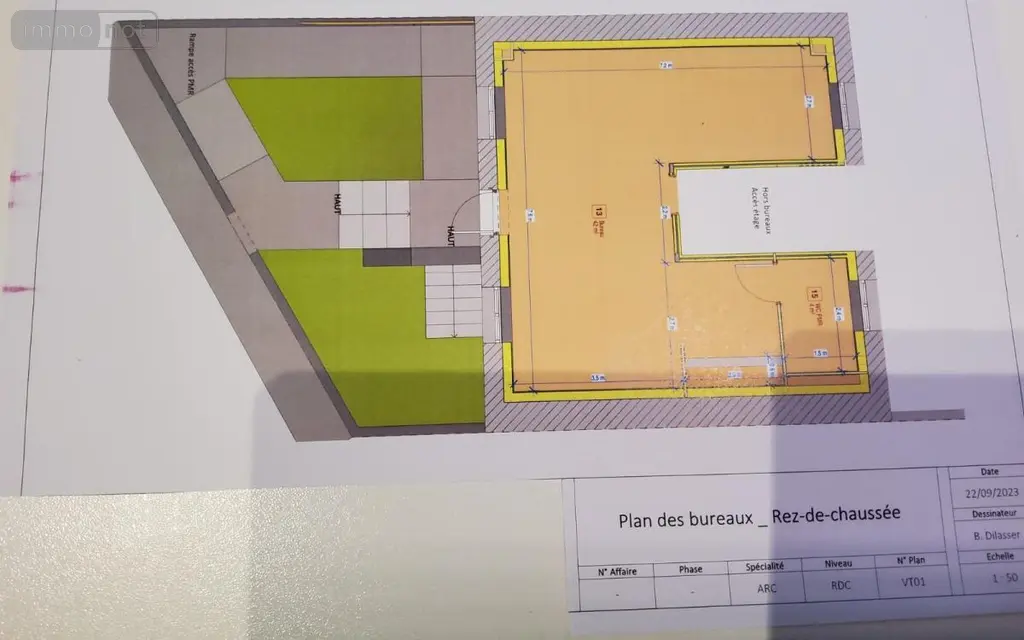 Location fonds et murs commerciaux Carhaix-Plouguer 29270 Finistère 29 42 m2 1270 euros 29066-L53 005