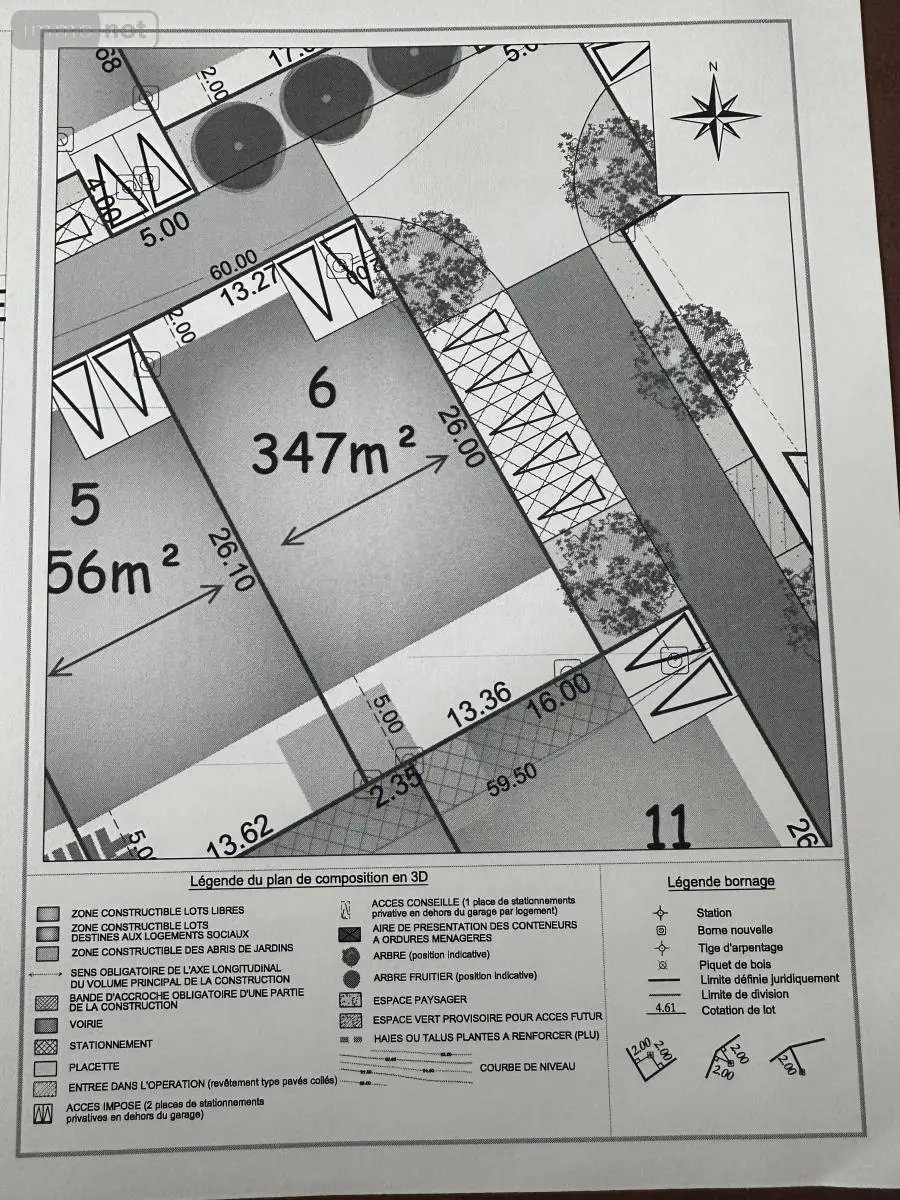 Terrain a batir a vendre Moëlan-sur-Mer 29350 Finistère 29 79900 euros 56029-1206 001