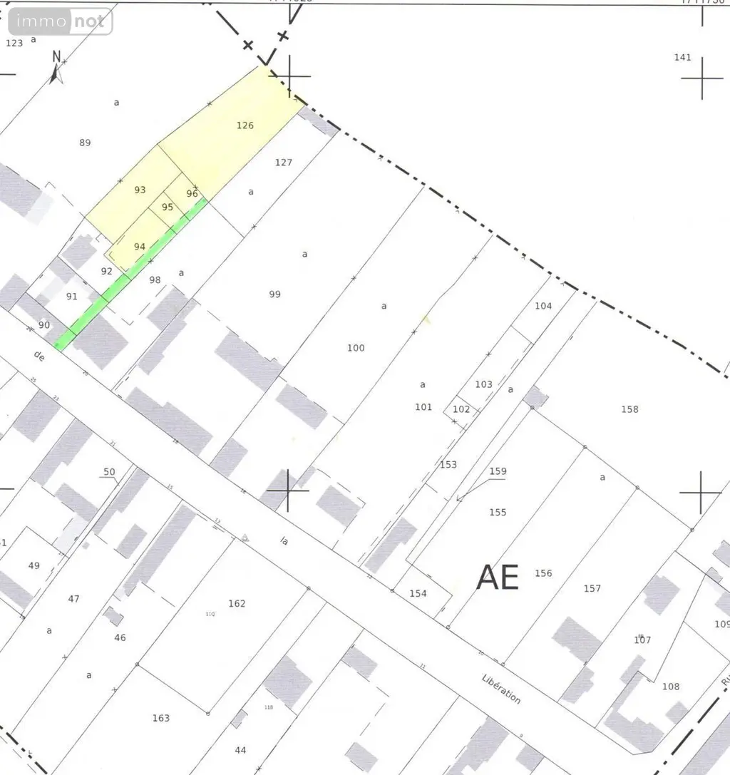 Terrain a batir a vendre Ronssoy 80740 Somme 80 36667 euros 80105-317 001