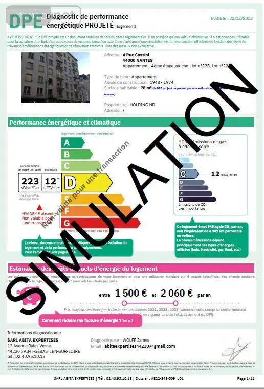 Location appartement Nantes 44000 Loire-Atlantique 44 80 m2 3 pièces 1297 euros 44028-L217 005