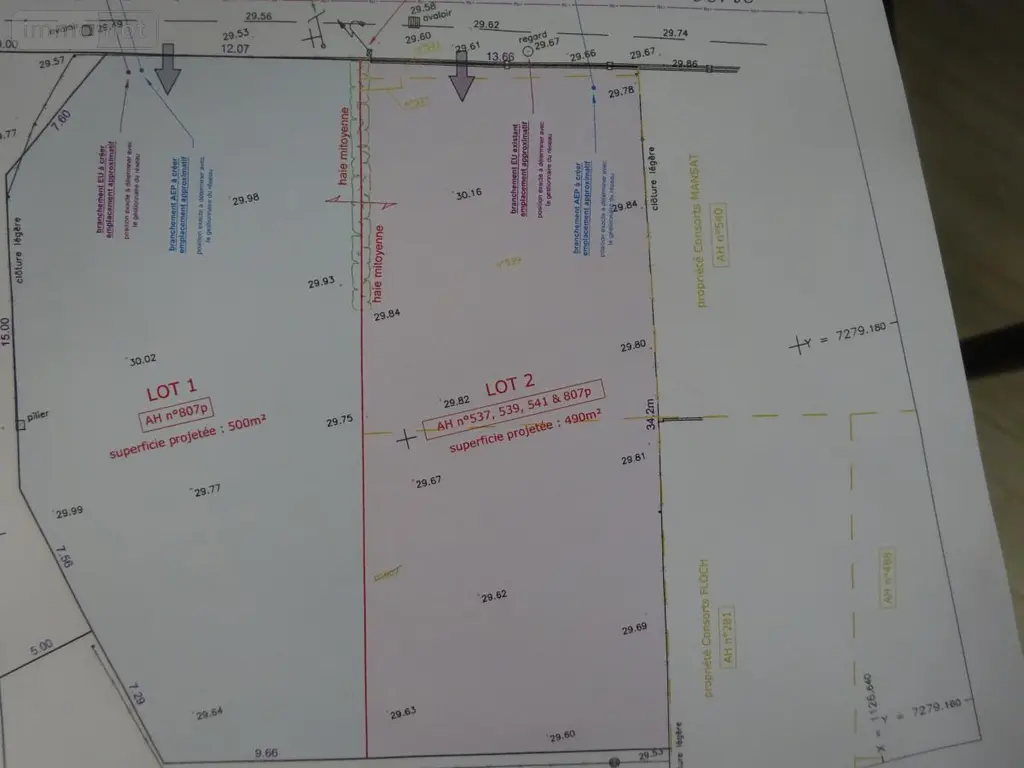 Terrain a batir a vendre Lampaul-Plouarzel 29810 Finistère 29 84080 euros 29058-1777 001