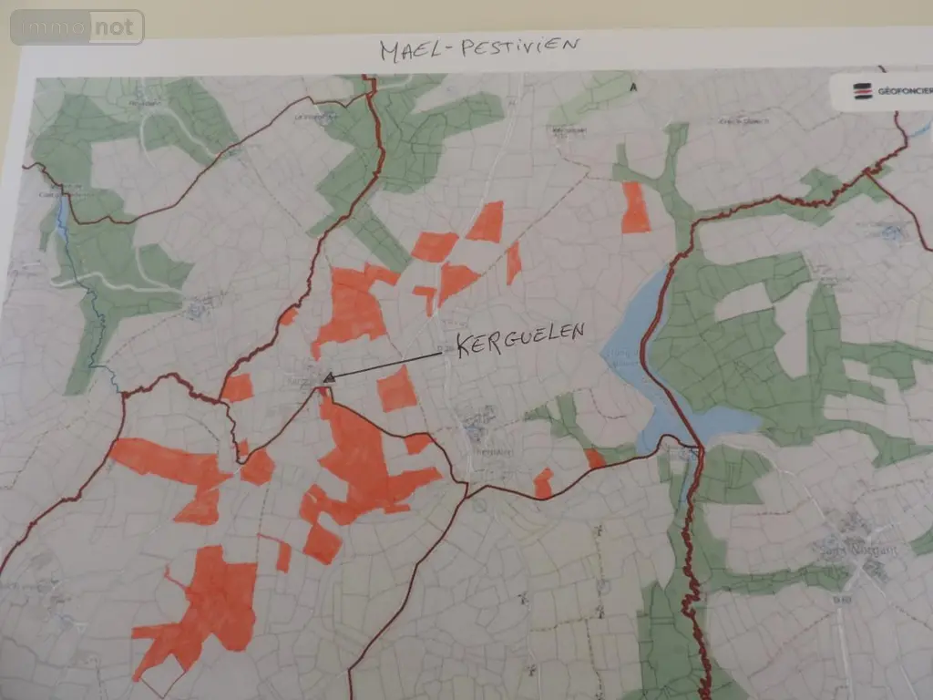 Terrains de loisirs bois etangs a vendre Maël-Pestivien 22160 Côtes-d'Armor 22 431700 euros 22069-1963 002