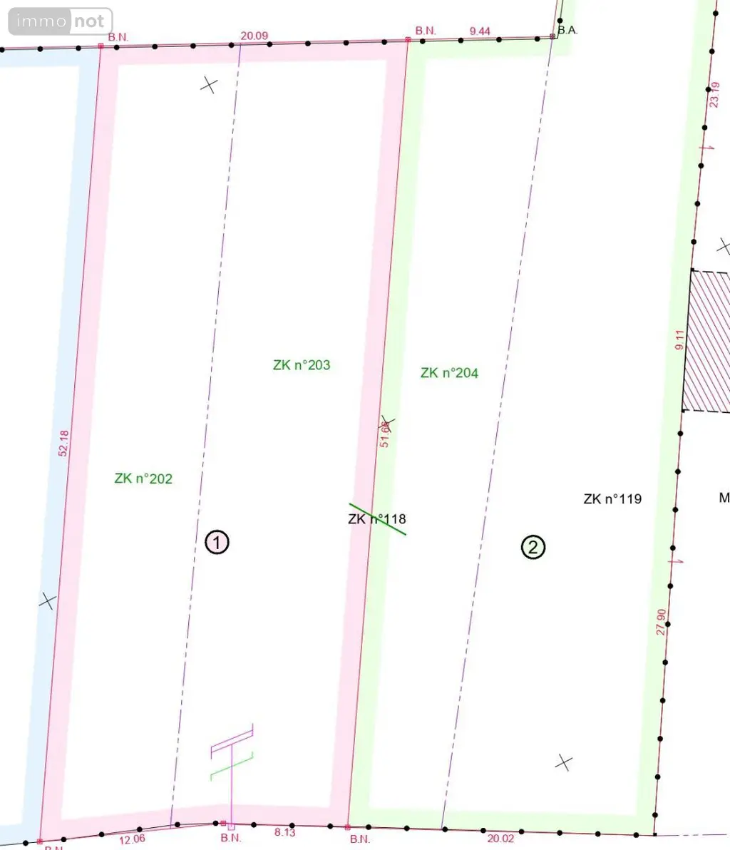 Terrain a batir a vendre Beauce la Romaine 41240 Loir-et-Cher 41 33000 euros 41029-55 003