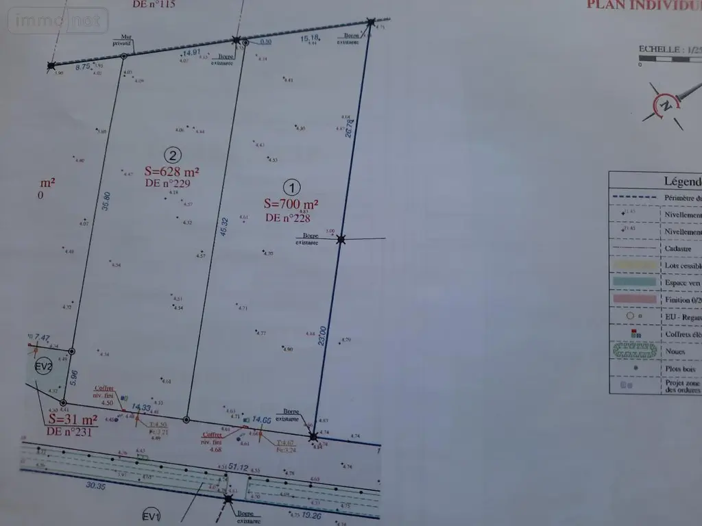 Terrain a batir a vendre Saint-Hilaire-de-Riez 85270 Vendée 85 126360 euros 85091-5155 006