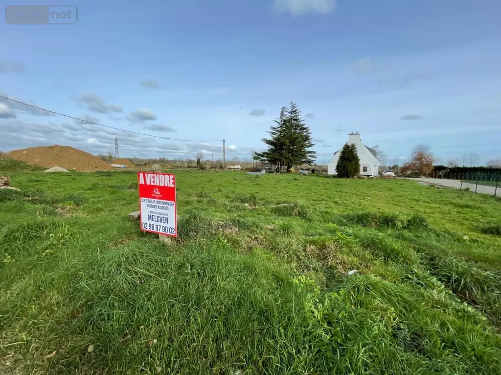 Terrain a batir a vendre Melgven 29140 Finistère 29 97520 euros 29118-1412 001
