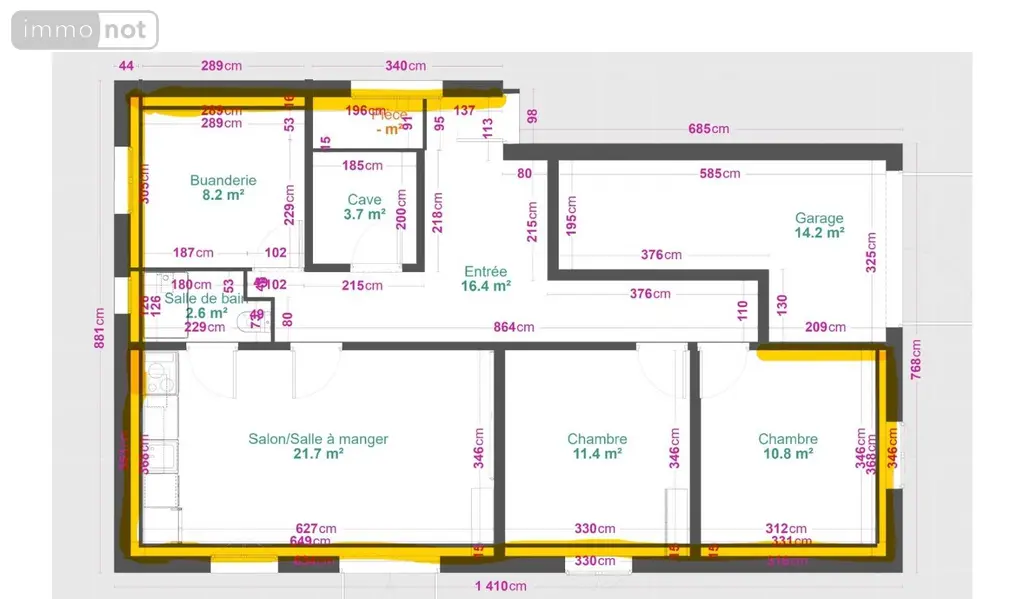 Maison a vendre Grenoble 38100 Isère 38 161 m2 8 pièces 450000 euros 38161-4/25 012