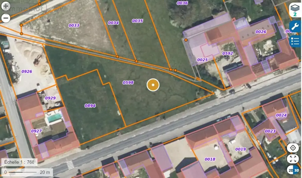 Terrain a batir a vendre Thibie 51510 Marne 51 36720 euros TERRAIN A BATIR A THIBIE (MARNE) LOT 6 001