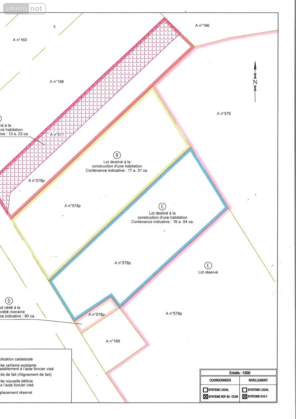 Terrain a batir a vendre Montmort-Lucy 51270 Marne 51 56480 euros TERRAIN A BATIR A MONTMORT LUCY 002