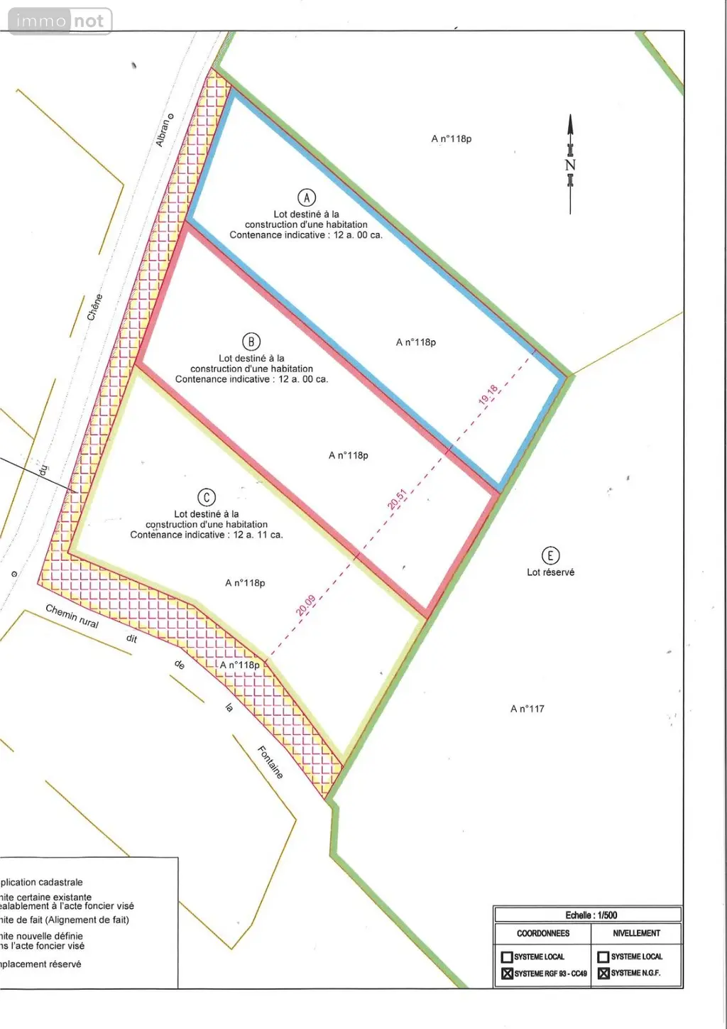 Terrain a batir a vendre Montmort-Lucy 51270 Marne 51 44000 euros TERRAIN A BATIR A MONTMORT LUCY 002