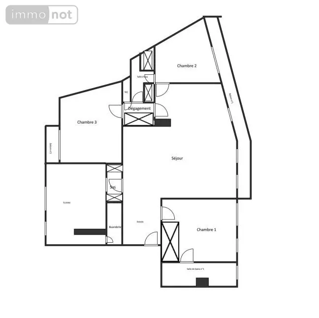 Appartement a vendre Paris 16e Arrondissement 75016 Paris 75 125 m2 5 pièces 1345000 euros Exelmans 002