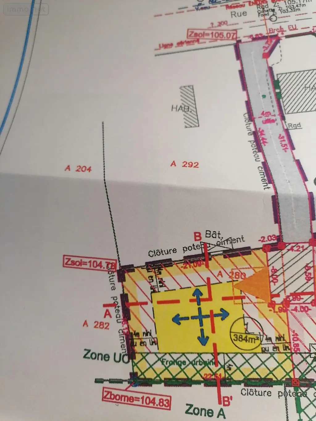 Terrain a batir a vendre Ablon 14600 Calvados 14 200 m2 62160 euros TB161 001