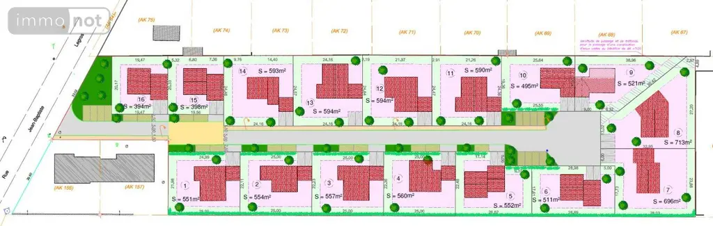 Terrain a batir a vendre Arc-sur-Tille 21560 Côte-d'Or 21 200 m2 0 euros FP/PP 002