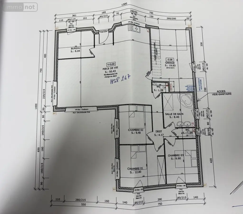Maison a vendre Agneaux 50180 Manche 50 105 m2 5 pièces 311200 euros 50130/17 004